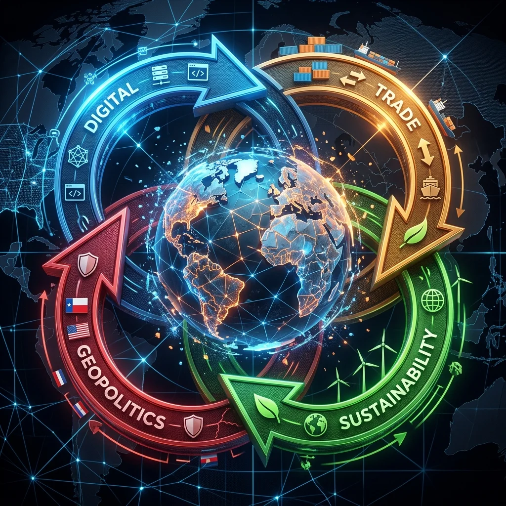 Navigating Strategic Fragmentation: How Digitalization, Geopolitics, and Sustainability Are Reshaping Global Business